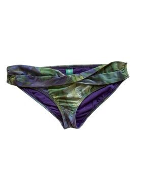 Sunsets Women’s Purple & Green Bikini Bottom - Size L